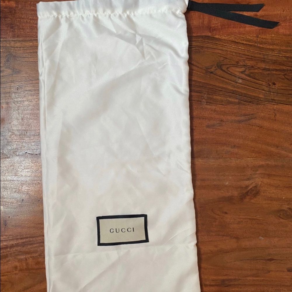 Gucci dust bag with Black Drawstring